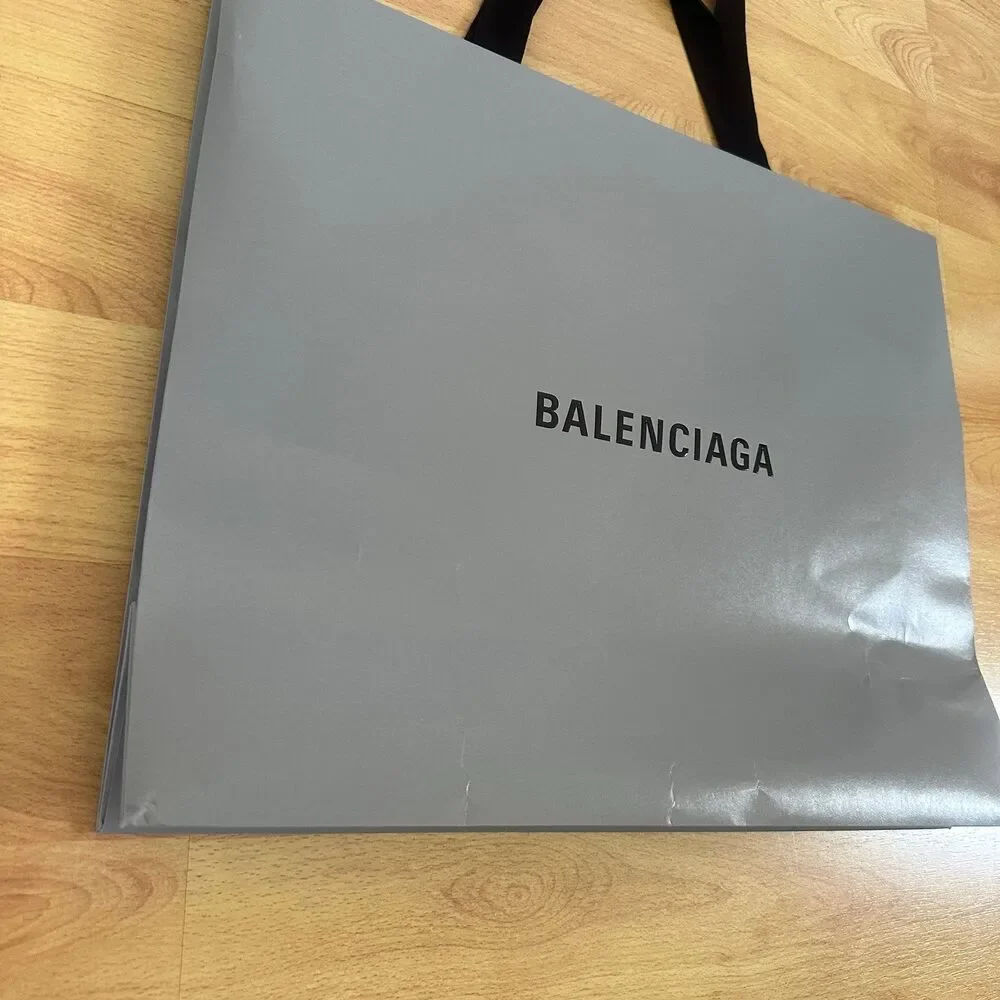 Balenciaga Paper Shopping Bag - grey large, 17.75